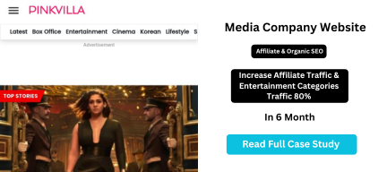 Pinkvilla Case Study